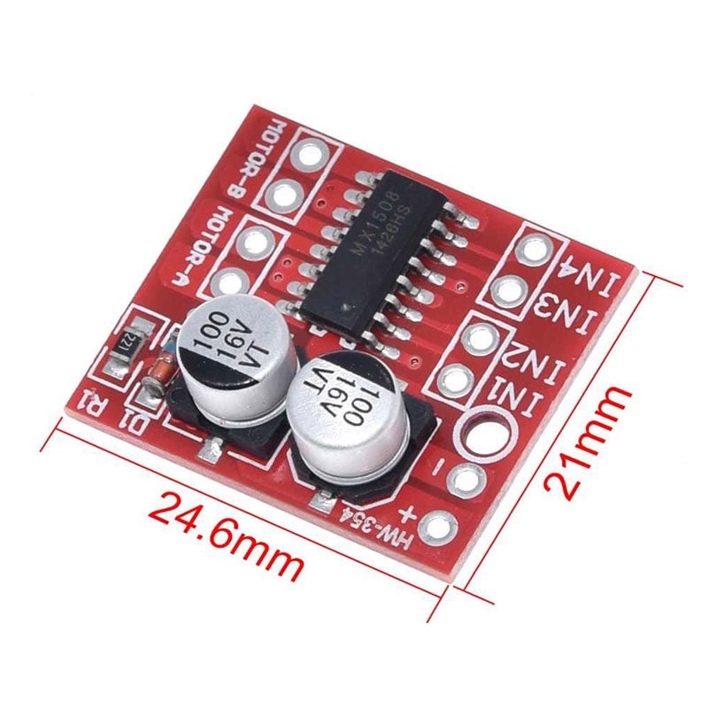 MX1508 Dual H Bridge DC PWM Stepper Motor Driver - Electra Traders | Electronic Components & Gadgets India