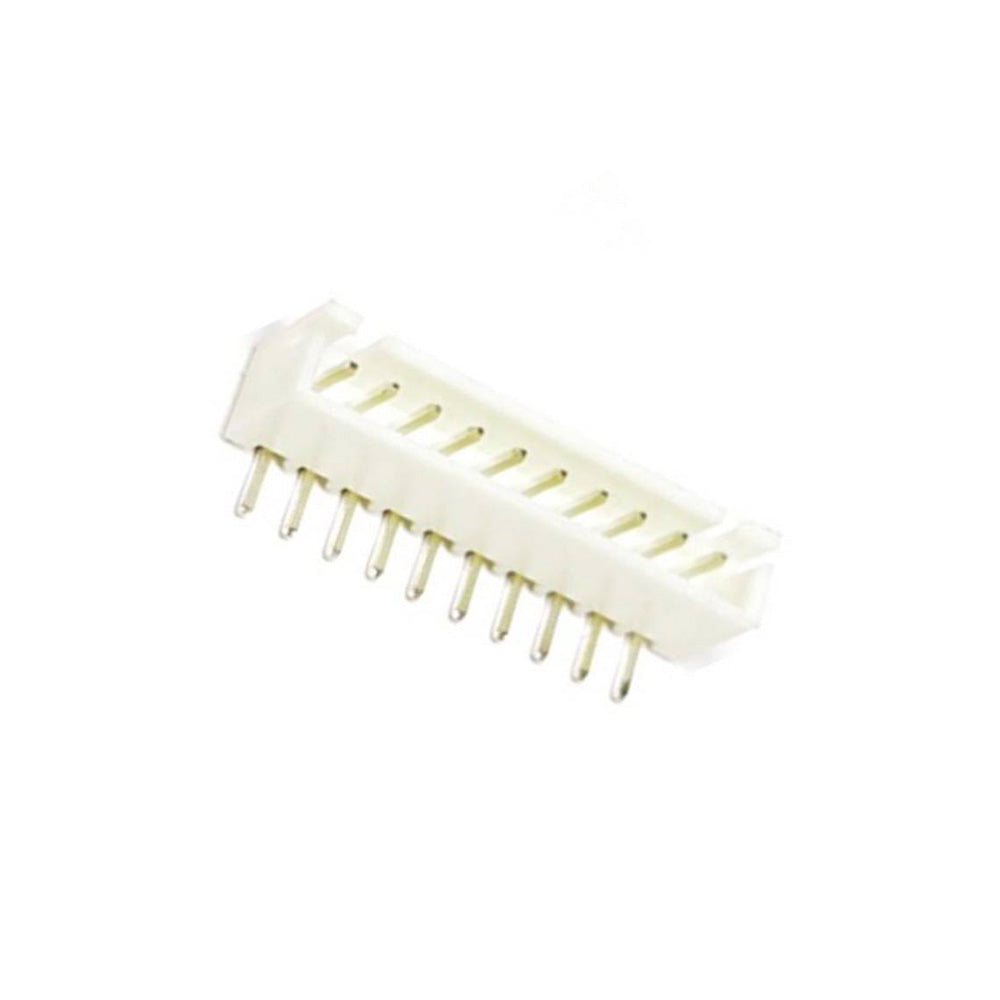 10 Pin JST Connector Male (90 degree) - 2.54mm Pitch - Electra Traders | Electronic Components & Gadgets India
