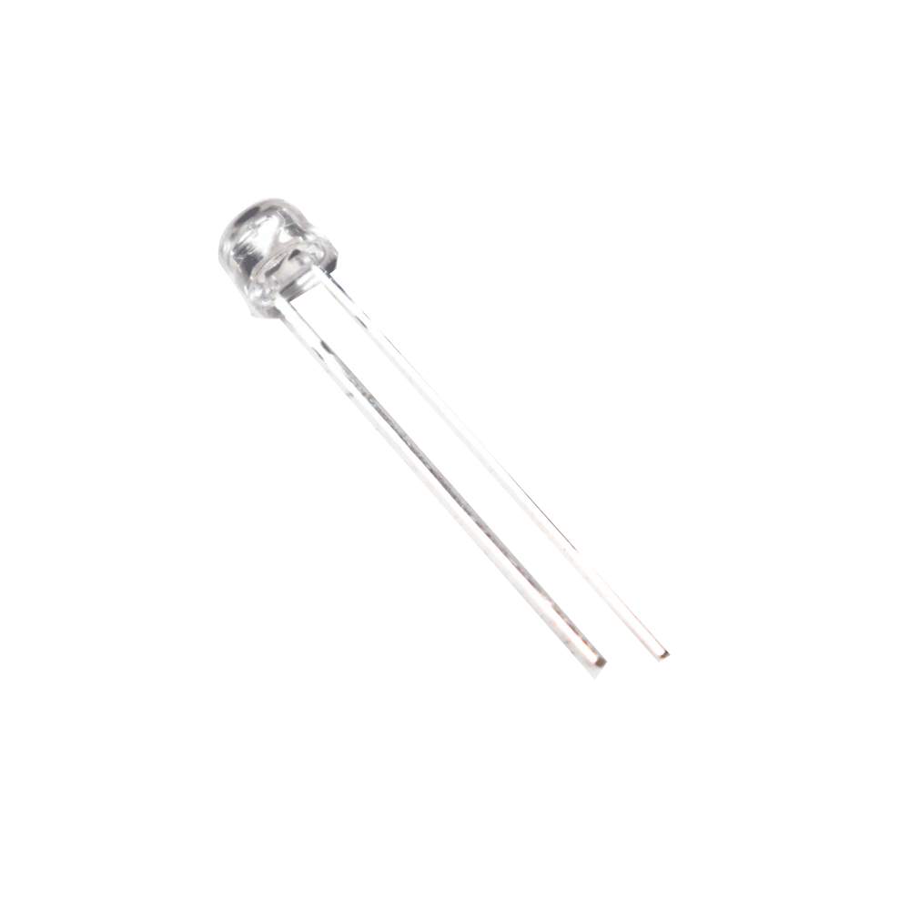 2 Pin RGB LED 4.8mm Straw Hat - Slow Auto Flashing - Electra Traders | Electronic Components & Gadgets India