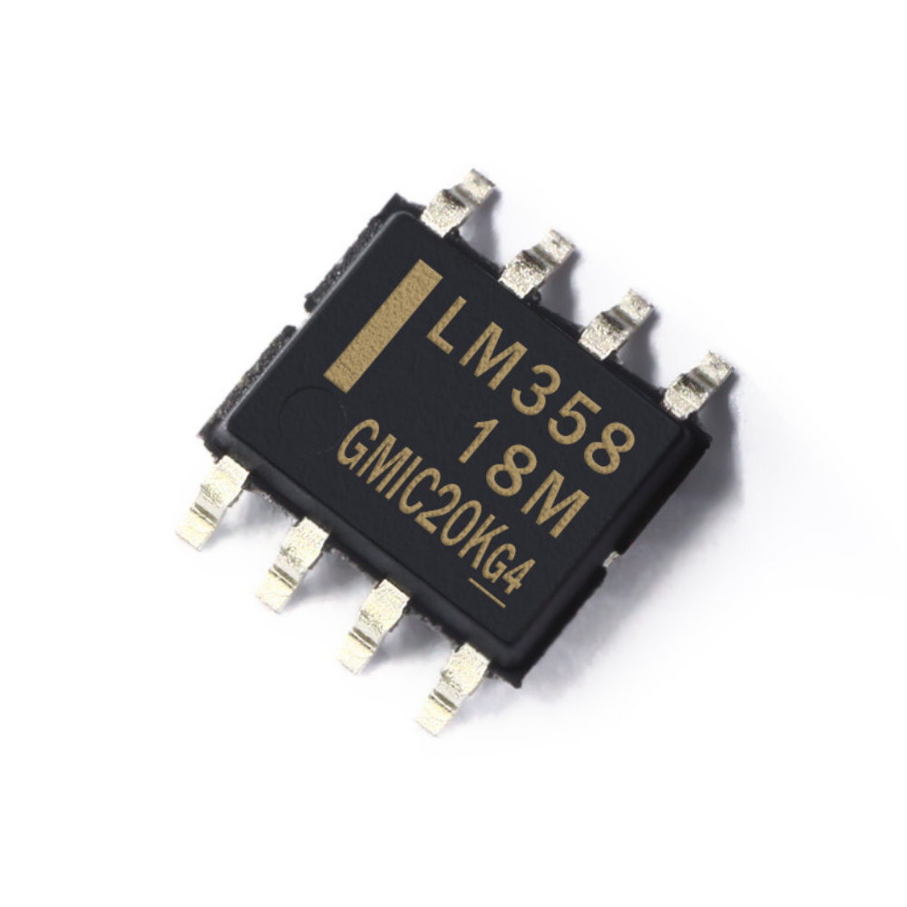 LM358 IC, Dual Op-Amp IC (SMD Package) - Electra Traders | Electronic Components & Gadgets India