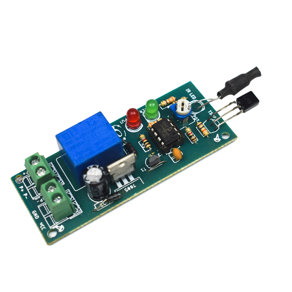 1 Channel IR Relay Control Module With Range Adjuster - Electra Traders | Electronic Components & Gadgets India