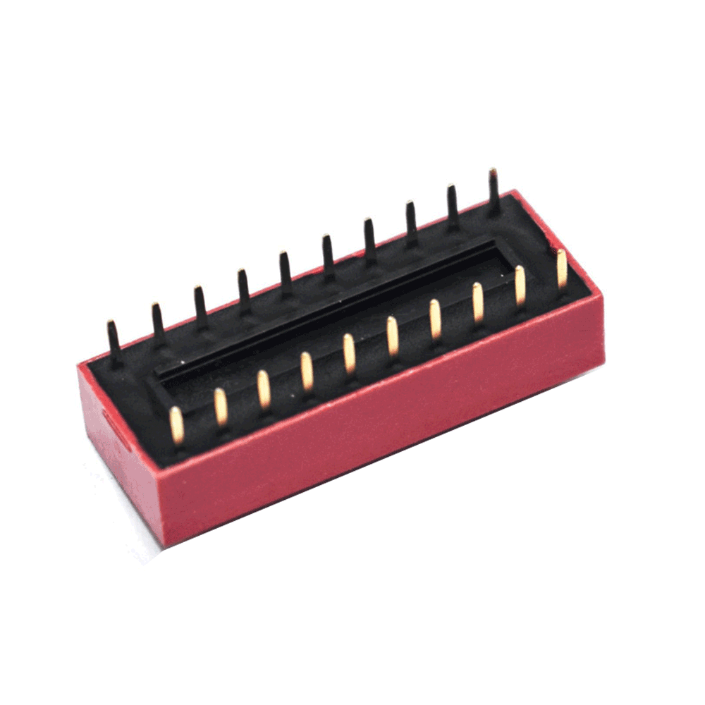 10 Way DIP Switch SPST - 2.54mm Pitch - Electra Traders | Electronic Components & Gadgets India
