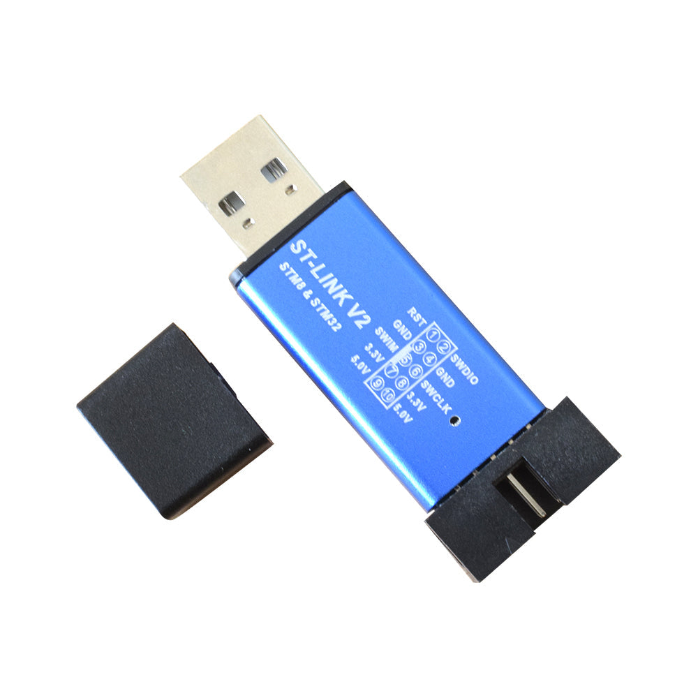 ST Link V2 USB Programmer For STM8 and STM32 - Electra Traders | Electronic Components & Gadgets India