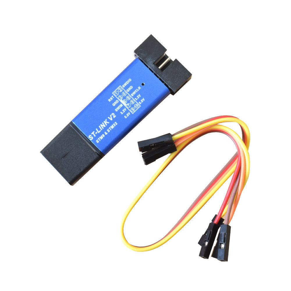 ST Link V2 USB Programmer For STM8 and STM32 - Electra Traders | Electronic Components & Gadgets India