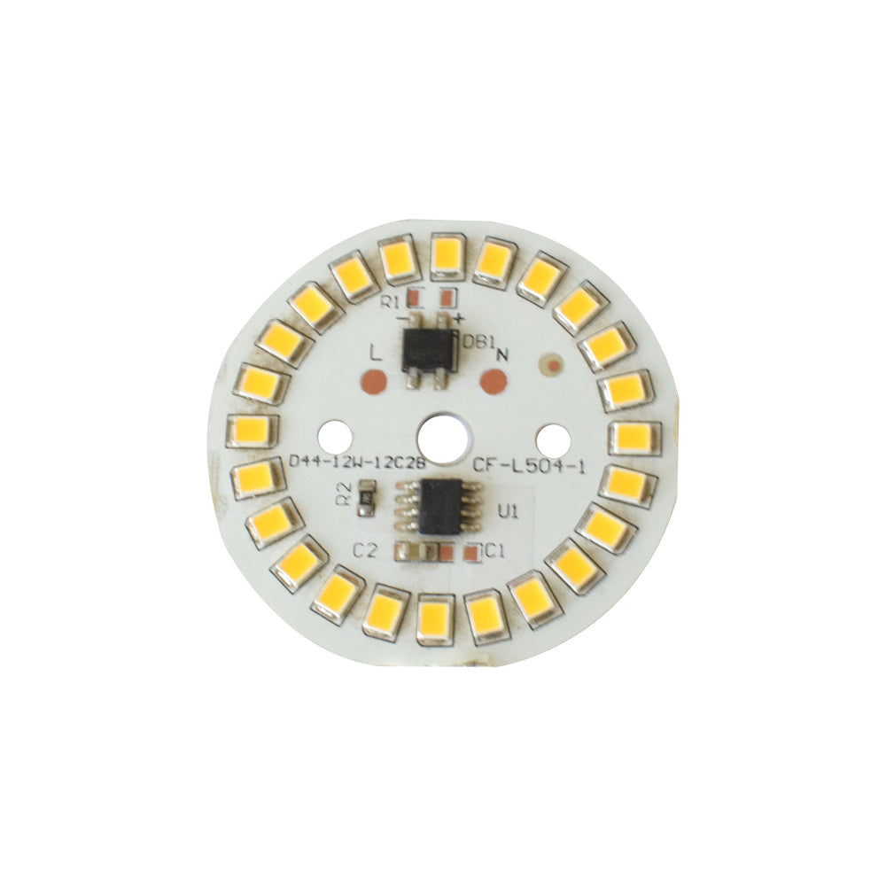 12W 220VAC Warm White DOB LED - Electra Traders | Electronic Components & Gadgets India
