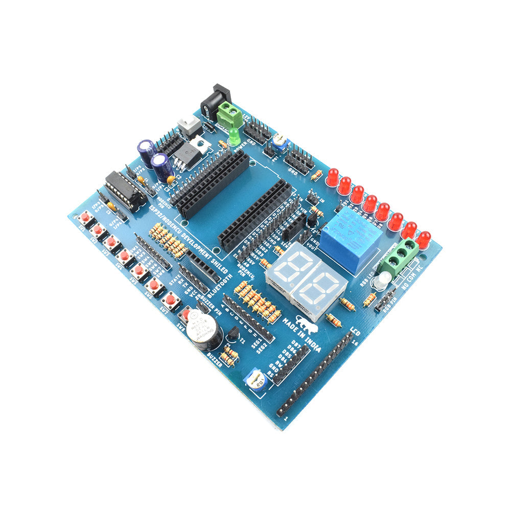 IoT Development Shield with ESP32 and NodeMCU Amica Module - Electra Traders | Electronic Components & Gadgets India