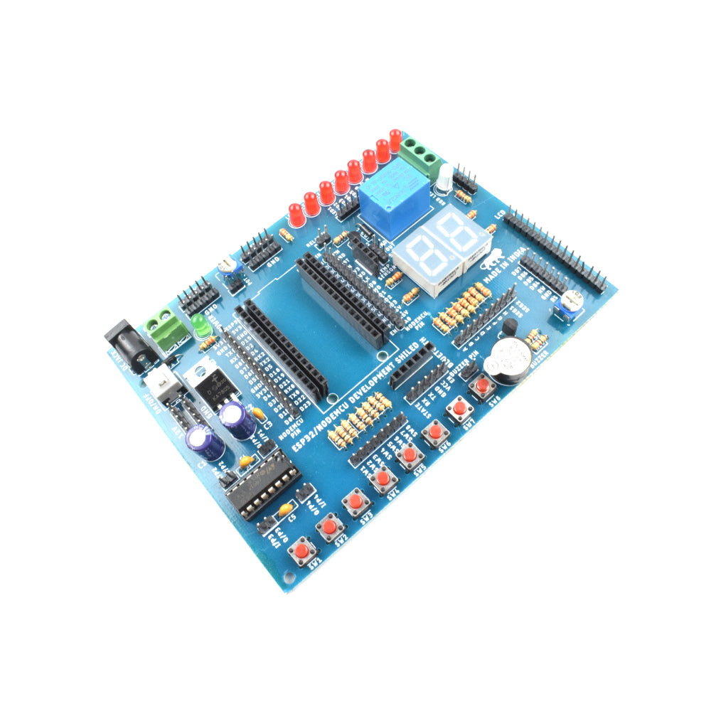 IoT Development Shield with ESP32 and NodeMCU Amica Module - Electra Traders | Electronic Components & Gadgets India