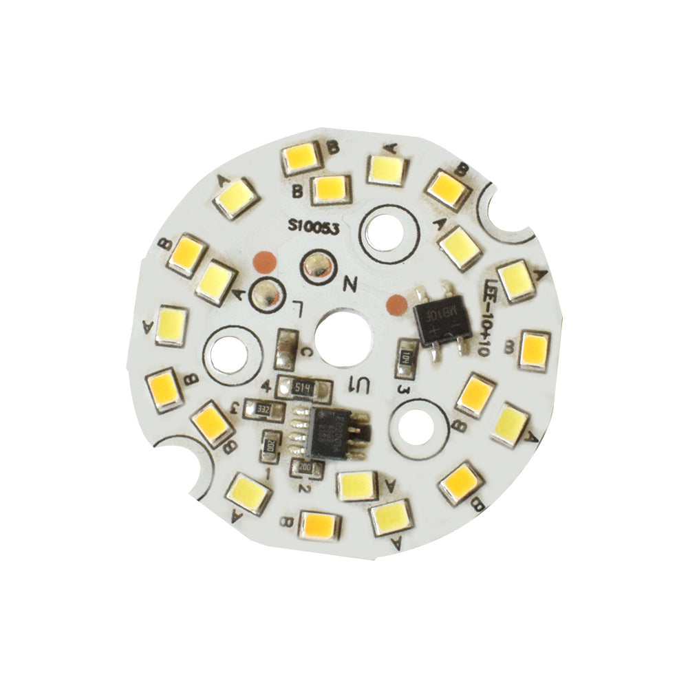 9W Warm White, White 44mm Round DOB LED - Electra Traders | Electronic Components & Gadgets India
