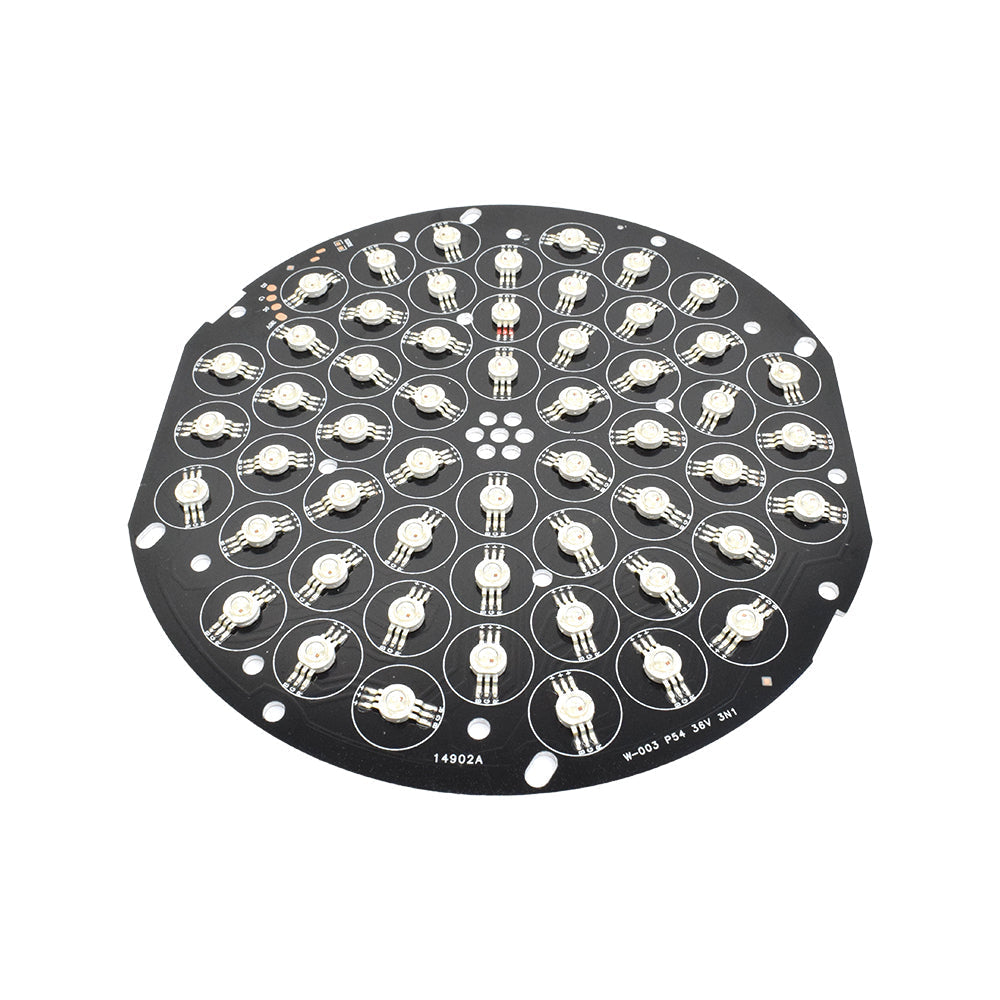 36V 54 LED RGB 200mm Round Metal Core LED PCB - Electra Traders | Electronic Components & Gadgets India