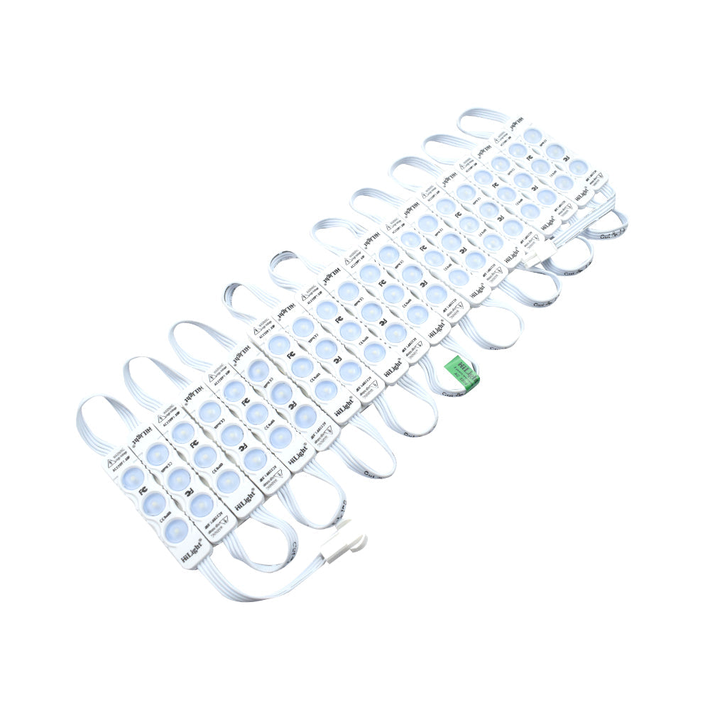 HiLight 220V AC 1.8W 3 White SMD LED Module - Electra Traders | Electronic Components & Gadgets India