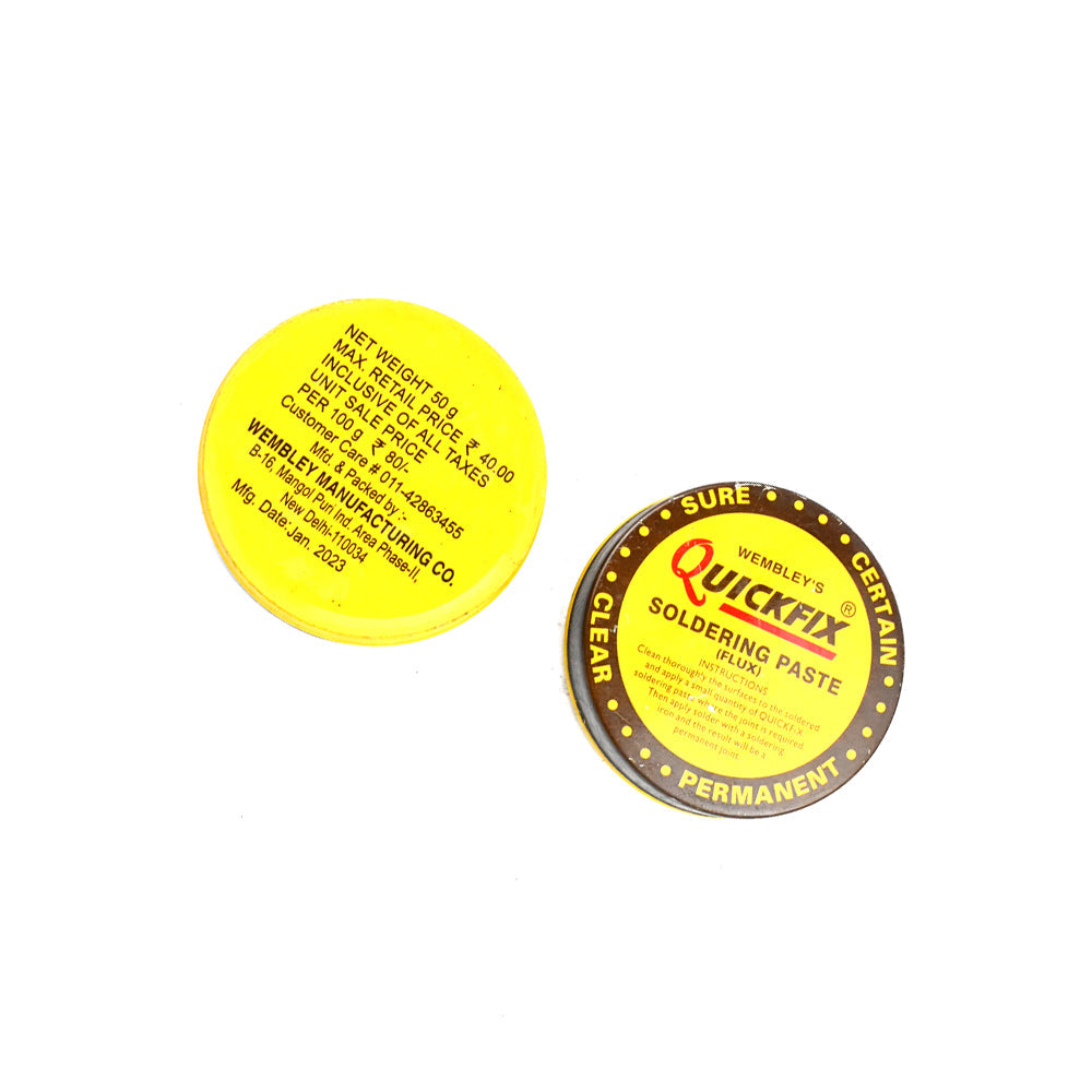 Wembley's Quickfix soldering paste flux 15g - Electra Traders | Electronic Components & Gadgets India