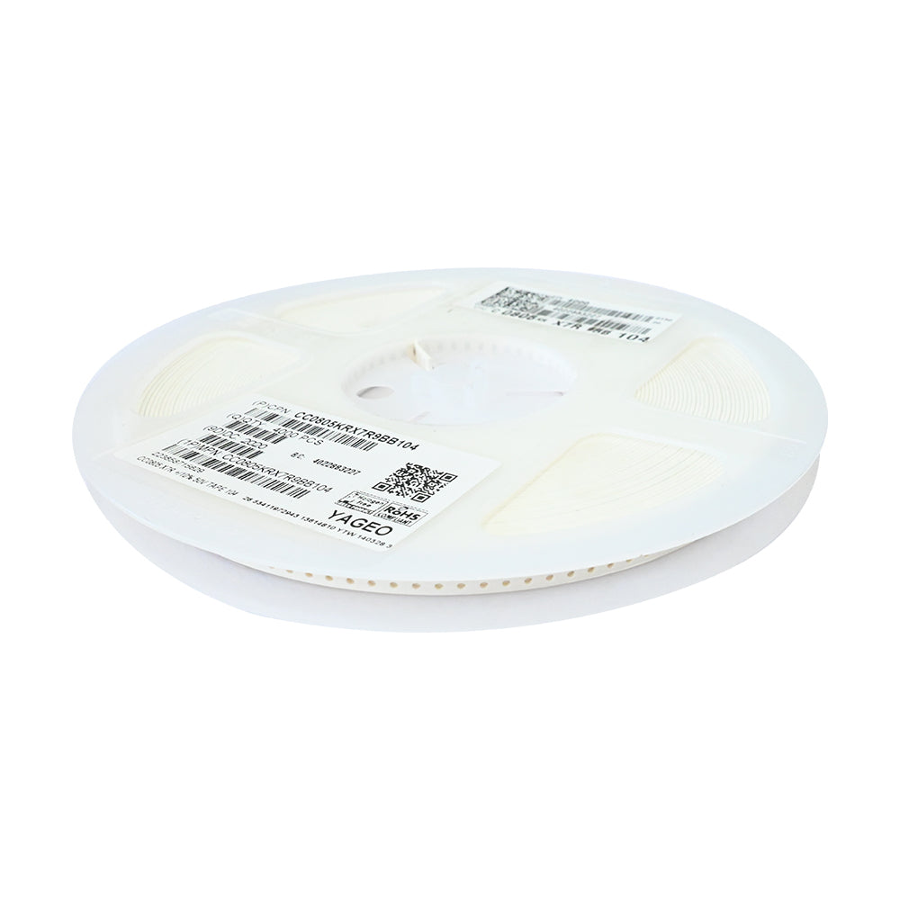 YAGEO 100nf 0.1uf 50V 0805 SMD Capacitor (Pack of 4000) - Electra Traders | Electronic Components & Gadgets India