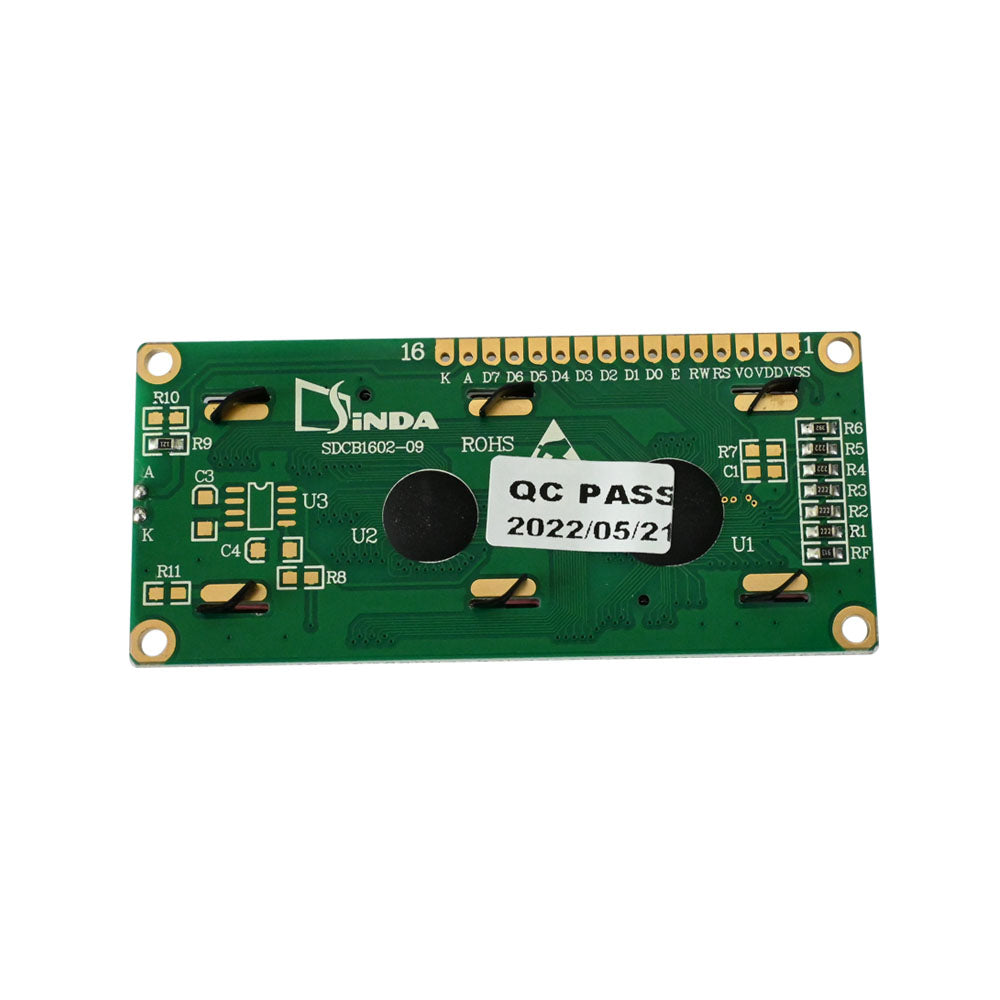 16x2 Character Yellow Backlight LCD Display - Electra Traders | Electronic Components & Gadgets India
