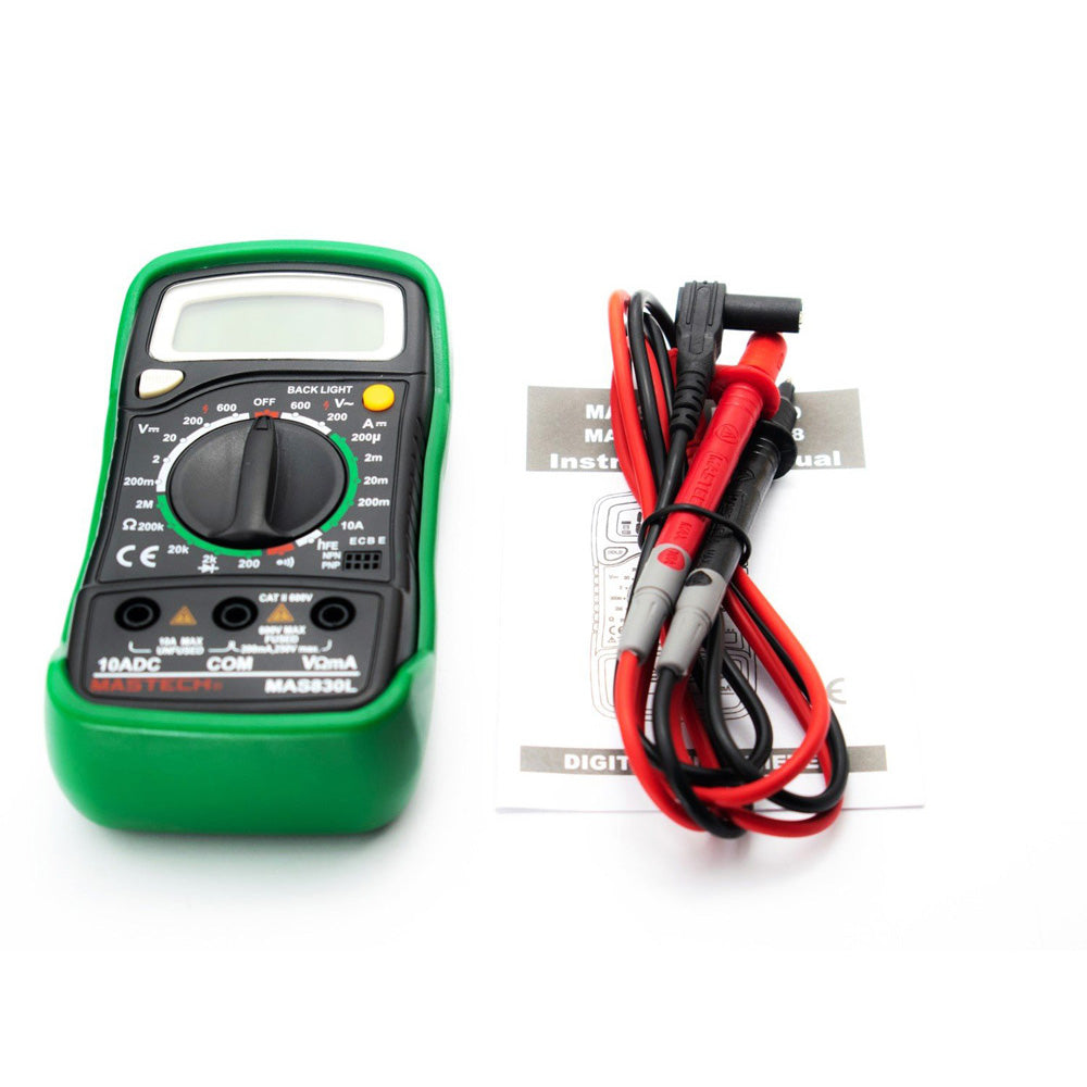 Mastech MAS830L Digital Multimeter - Electra Traders | Electronic Components & Gadgets India