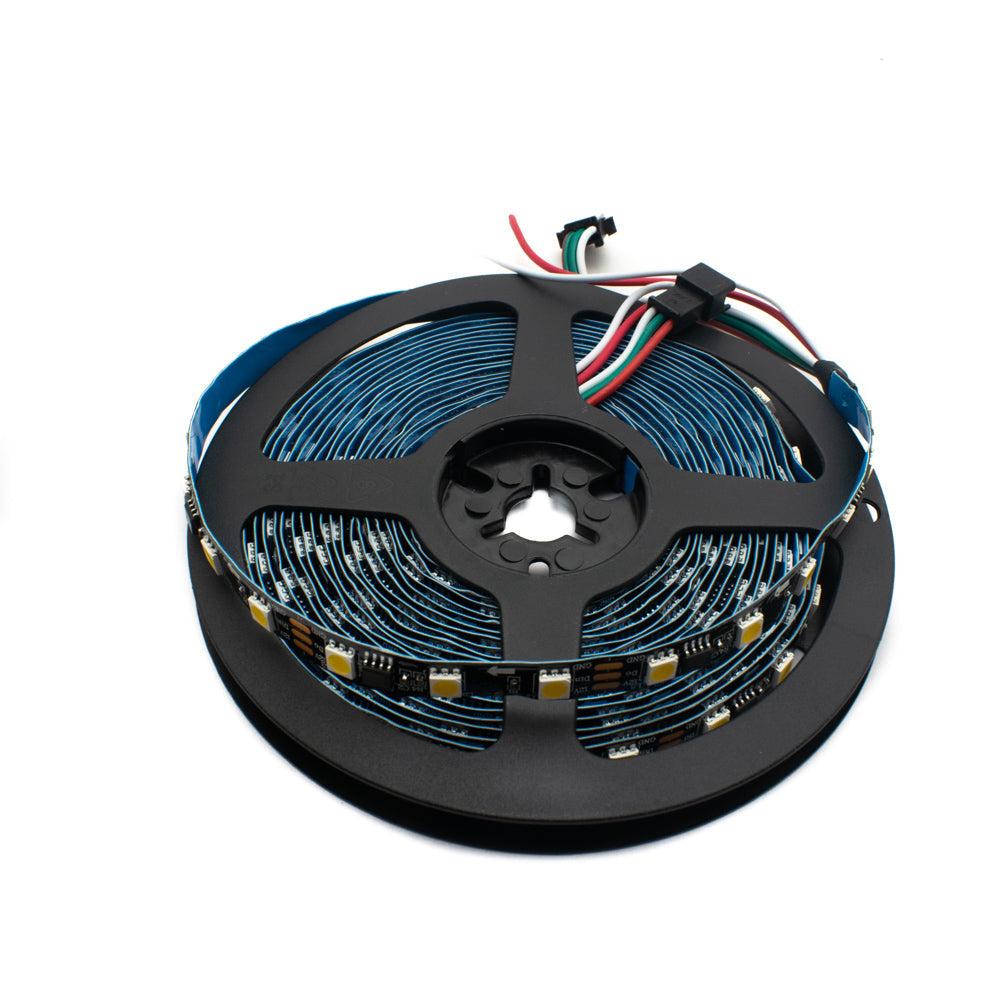 WS2811 60 LEDs/m Warm White Addressable LED Pixel Strip Light 12V DC Programmable (Non-Waterproof) 5 Meter - Electra Traders | Electronic Components & Gadgets India
