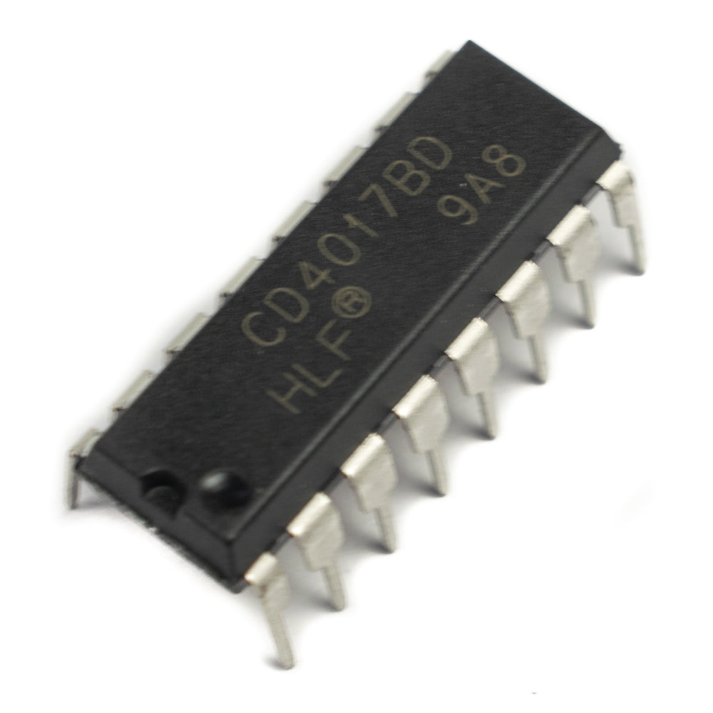 CD4017 Decade Counter IC DIP-16 Package - Electra Traders | Electronic Components & Gadgets India