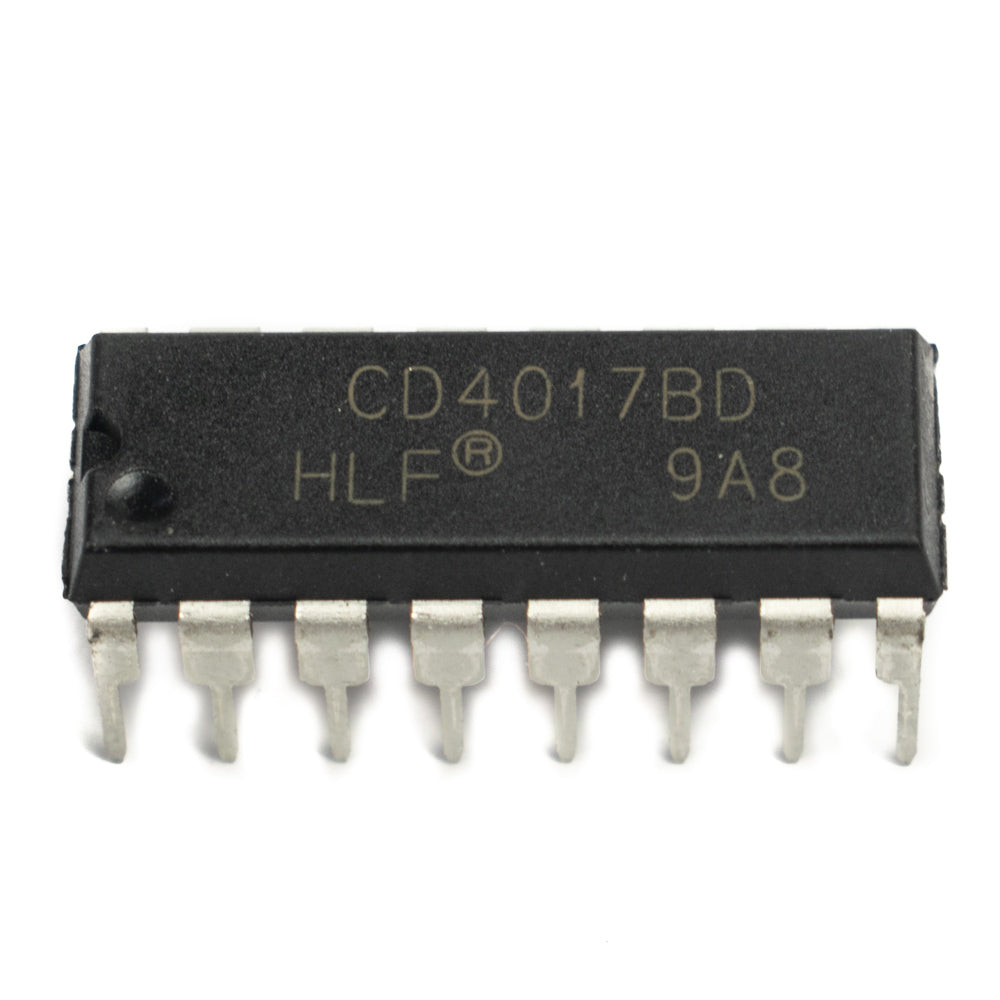 CD4017 Decade Counter IC DIP-16 Package - Electra Traders | Electronic Components & Gadgets India