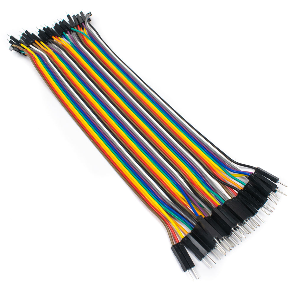 Jumper Wire (Male to Male) - Electra Traders | Electronic Components & Gadgets India