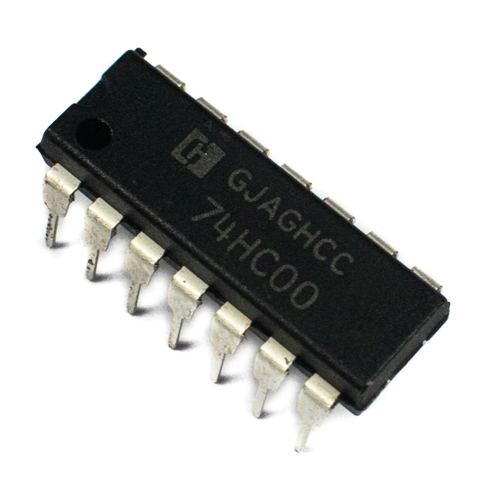 74HC00 Quad 2 Input NAND Gate IC (7400 IC) DIP-14 Package - Electra Traders | Electronic Components & Gadgets India