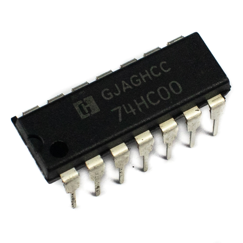74HC00 Quad 2 Input NAND Gate IC (7400 IC) DIP-14 Package - Electra Traders | Electronic Components & Gadgets India