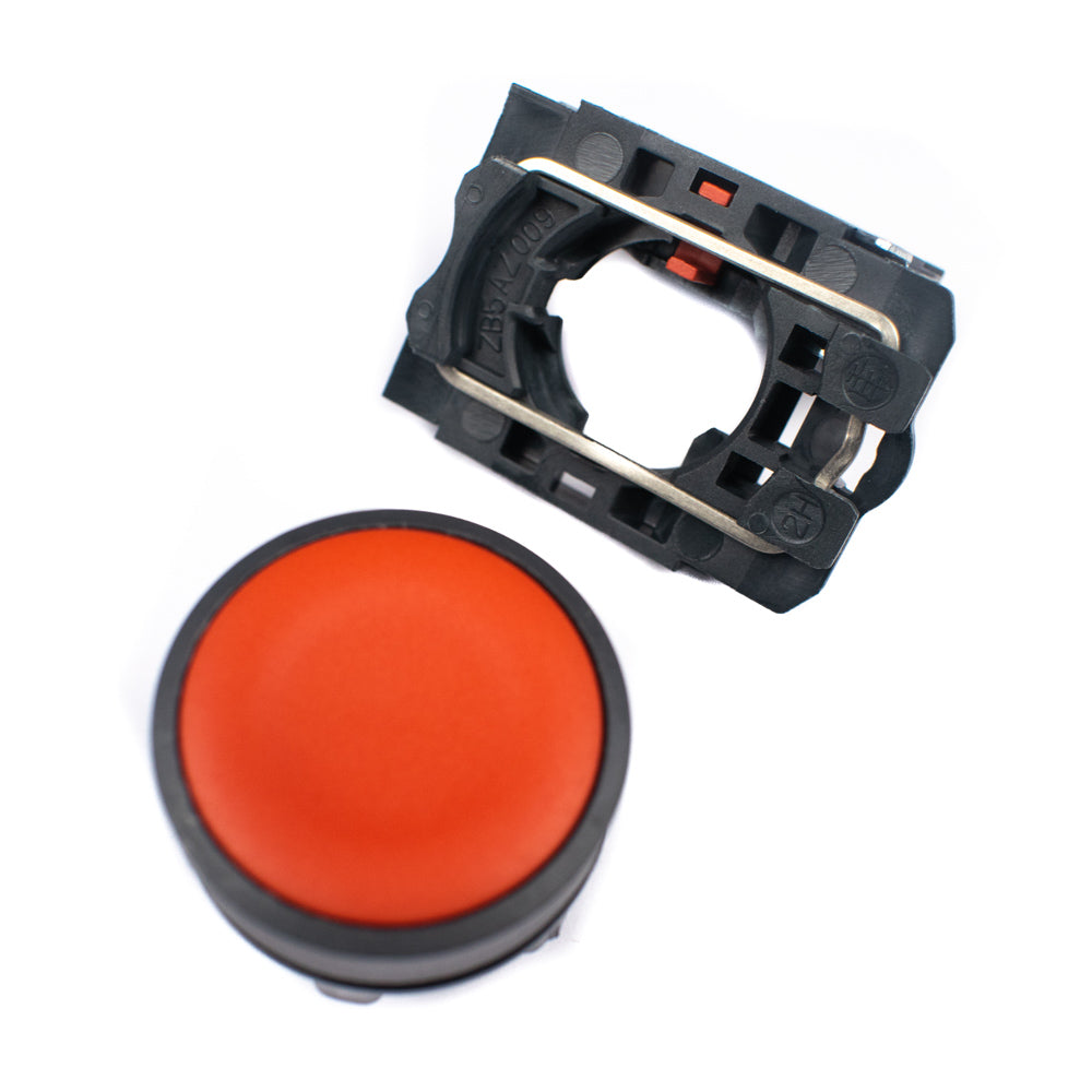 XB5AA42N Schneider Push Button Spring Return 1 NC Red - Electra Traders | Electronic Components & Gadgets India