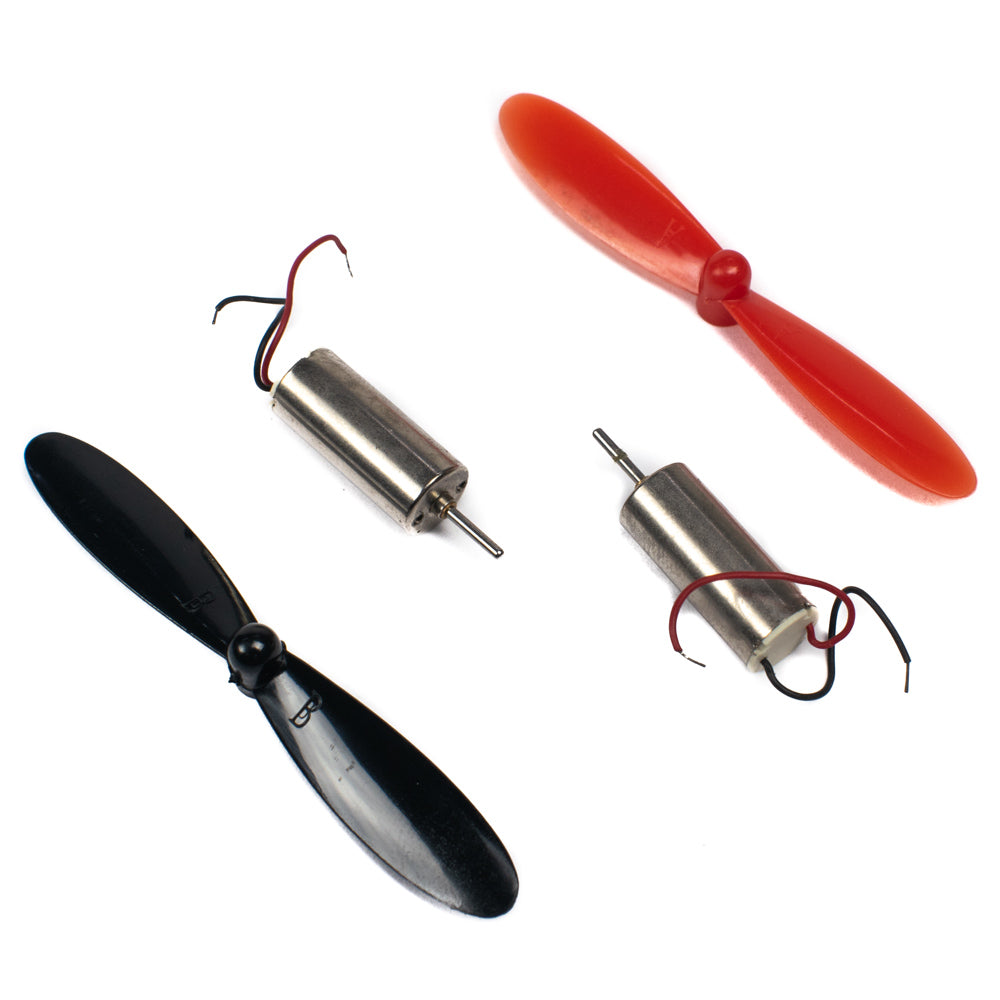 Mini Coreless Motor with Propeller Blades for RC Aeroplane Helicopter - Electra Traders | Electronic Components & Gadgets India