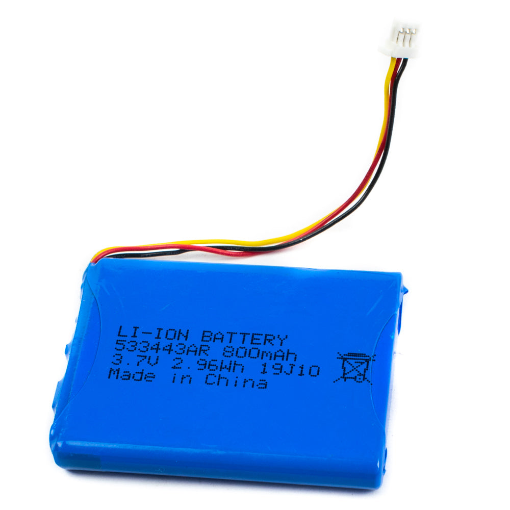 3.7V 800mAh Rechargeable Lithium Ion Battery - Electra Traders | Electronic Components & Gadgets India