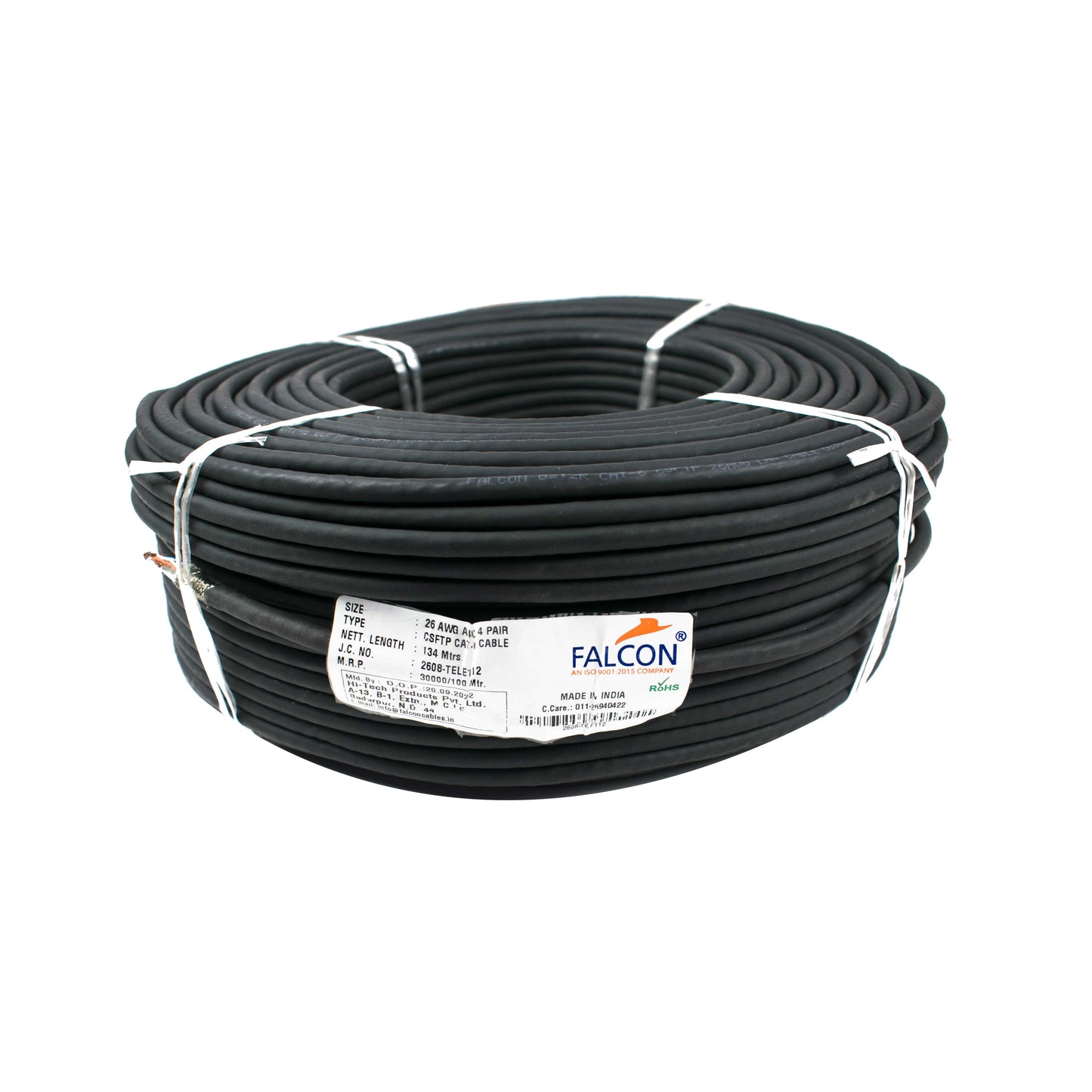 26 AWG CAT6 Copper Shielded Twisted Pair (100 Meter) - Electra Traders | Electronic Components & Gadgets India