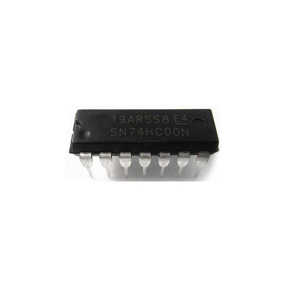 74HC00 Quad 2 Input NAND Gate IC (7400 IC) DIP-14 Package - Electra Traders | Electronic Components & Gadgets India