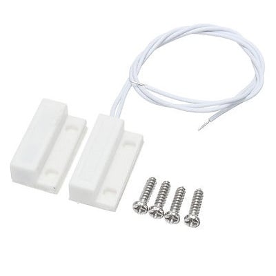 MC-38 Wired Door Window Sensor Magnetic Switch Home Alarm System - Electra Traders | Electronic Components & Gadgets India