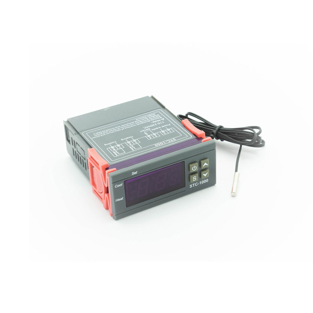 STC-1000 220V AC Digital Temperature Controller Thermostat Module with Temperature Sensor Probe - Electra Traders | Electronic Components & Gadgets India