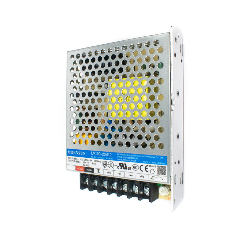 12V 8.5A Mornsun Power Supply (LM100-20B12) - Electra Traders | Electronic Components & Gadgets India