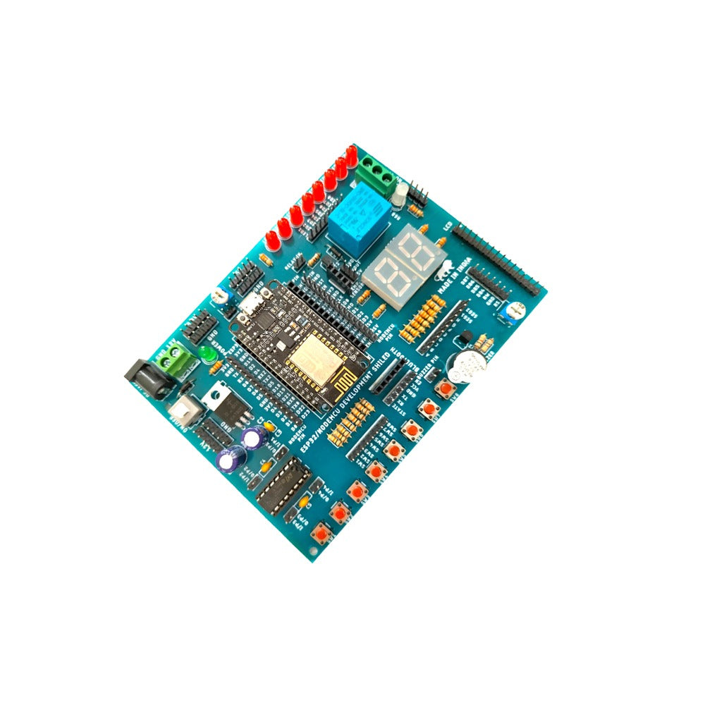 IoT Development Shield with ESP32 and NodeMCU Amica Module - Electra Traders | Electronic Components & Gadgets India