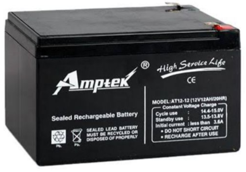 12V 12Ah Sealed Lead Acid Battery - Electra Traders | Electronic Components & Gadgets India