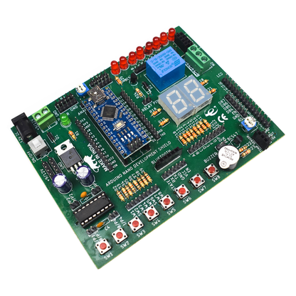 Arduino Nano Development Board Shield with Nano - Electra Traders | Electronic Components & Gadgets India