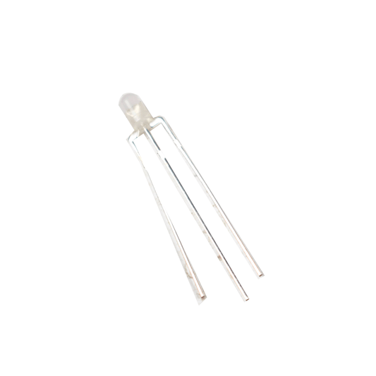 Red/Blue Common Anode 3 Pin 3mm Milky lens LED - Electra Traders | Electronic Components & Gadgets India