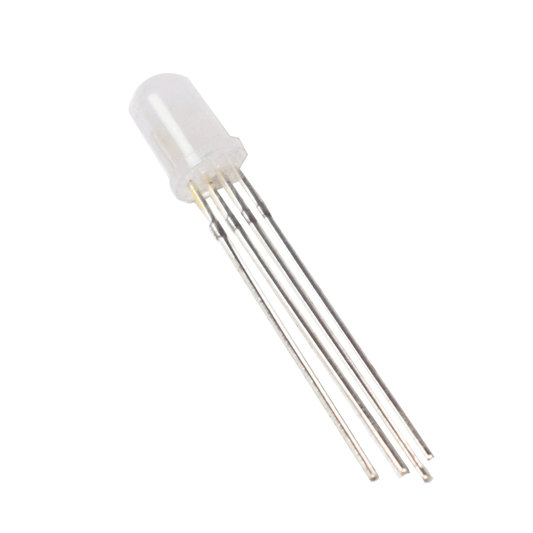 5mm RGB Common Anode 4 Pin Milky lens LED - Electra Traders | Electronic Components & Gadgets India