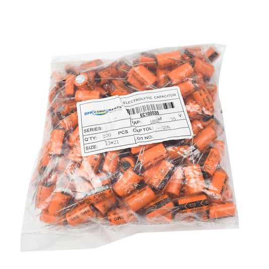 1000µF 35V Electrolytic Capacitor - Electra Traders | Electronic Components & Gadgets India