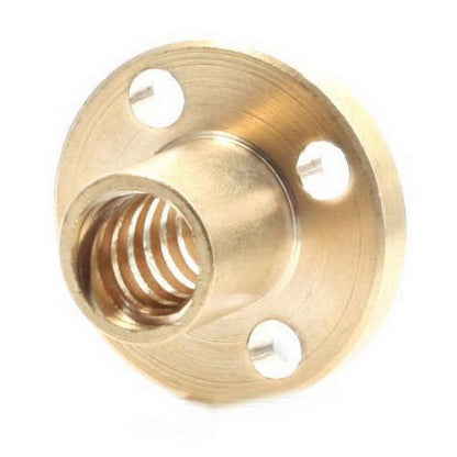 3d Printer CNC Lead Copper Nut for 8mm Screw - Electra Traders | Electronic Components & Gadgets India