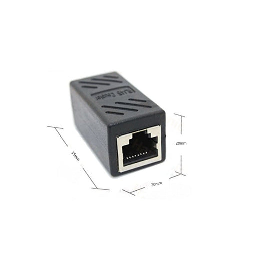 CAT6 RJ45 Female-to-Female LAN Cable Extension Adapter - Electra Traders | Electronic Components & Gadgets India