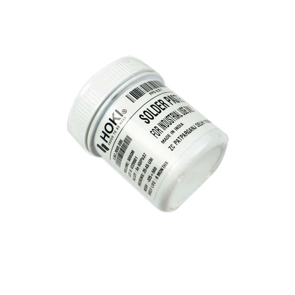 Hoki Solder Paste 500g (SN63/Pb37) - Electra Traders | Electronic Components & Gadgets India