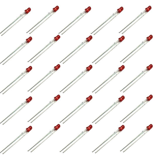 Red LED 3mm - Electra Traders | Electronic Components & Gadgets India