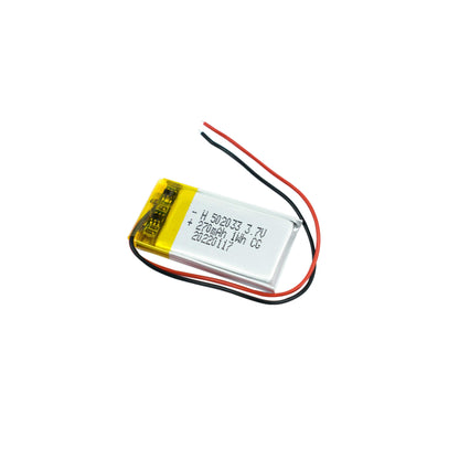 270mAh 3.7V Lithium Polymer Battery with BMS - Electra Traders | Electronic Components & Gadgets India
