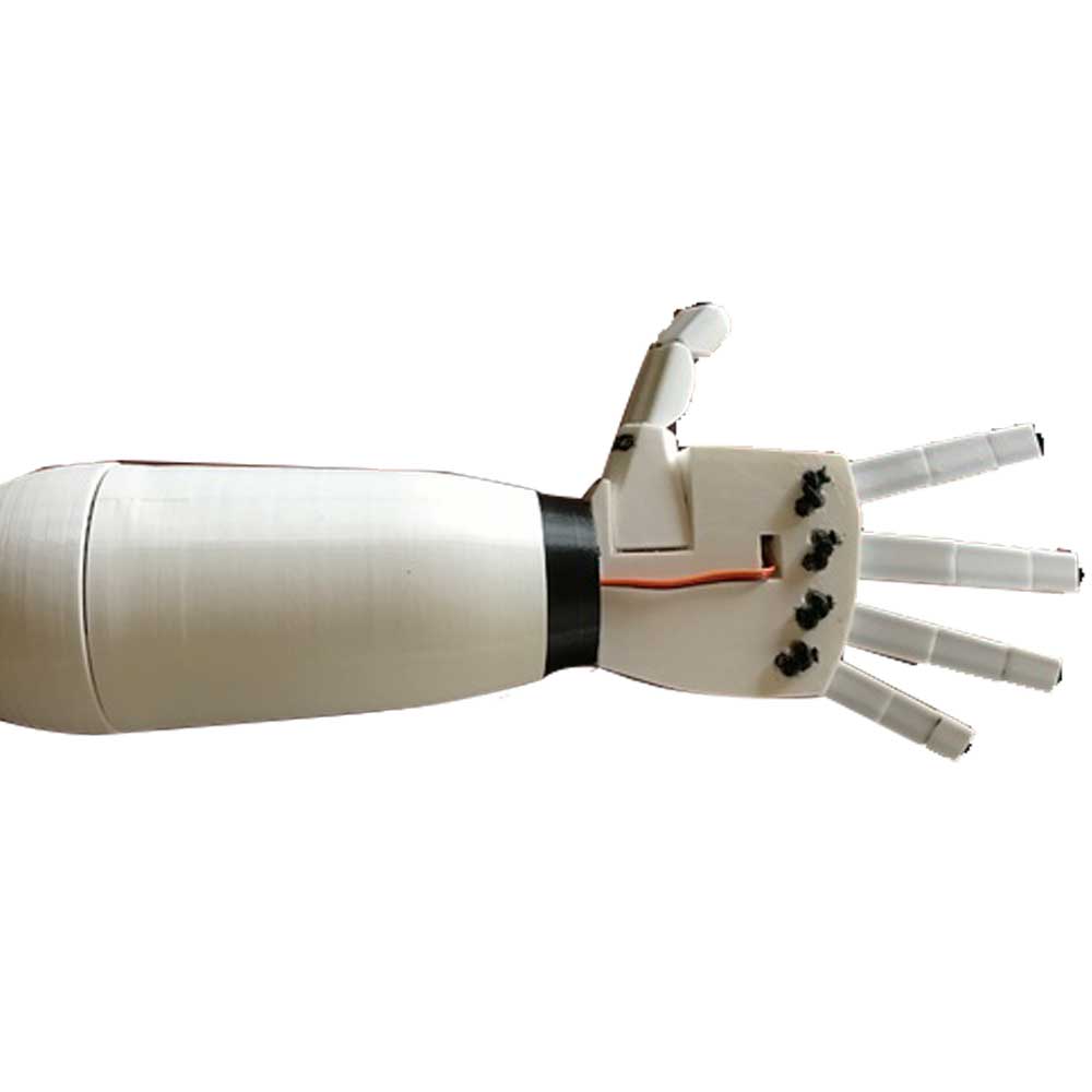 Techno-Tirupati: Robotic Prosthetic Hand DIY Kit - Electra Traders | Electronic Components & Gadgets India