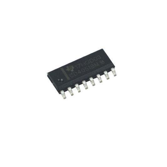 Texas Instrument CD4051BM 20-V Analog Multiplexer 16-SOIC - Electra Traders | Electronic Components & Gadgets India