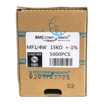 1 ohm 1% 1/4 Watt Resistor (Box of 5000) - MFR - Electra Traders | Electronic Components & Gadgets India