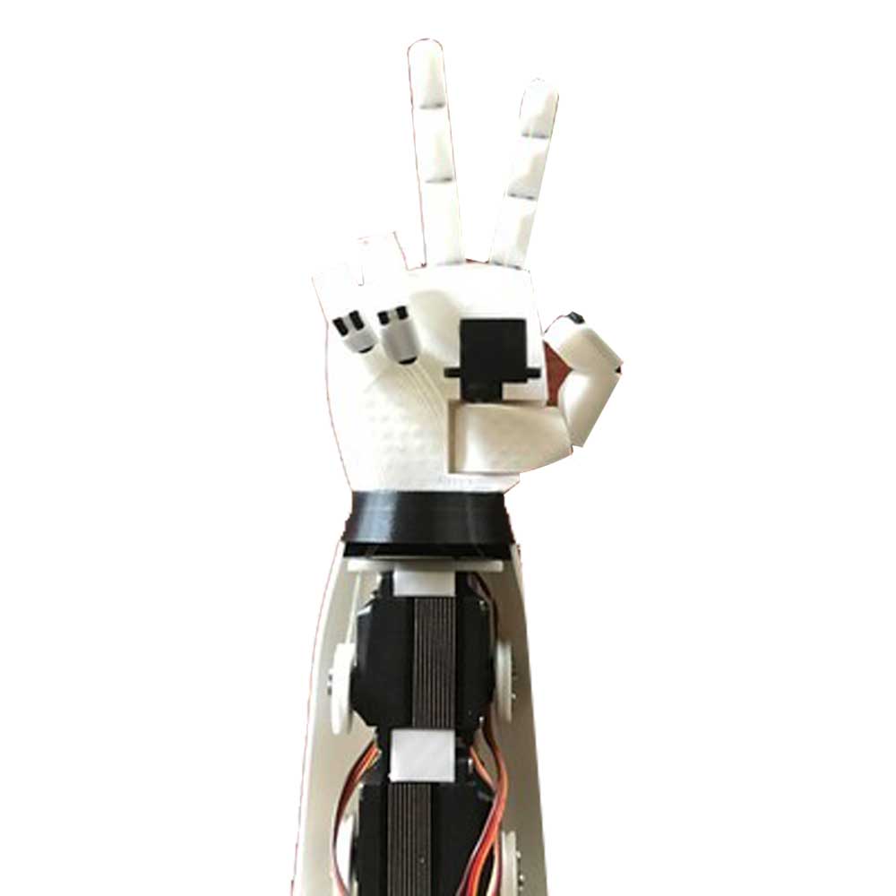 Techno-Tirupati: Robotic Prosthetic Hand DIY Kit - Electra Traders | Electronic Components & Gadgets India