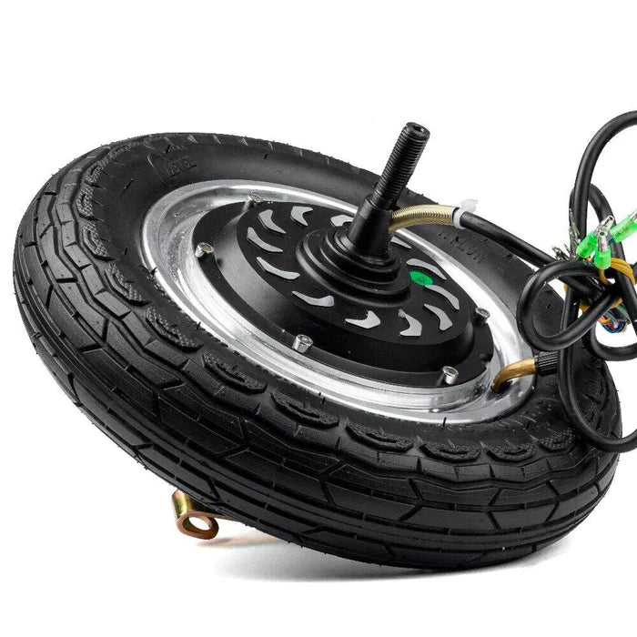 10 Inch 350w 24v 800 RPM Brushless E-bike Wheels Scooter Hub Motor + Controller - Electra Traders | Electronic Components & Gadgets India