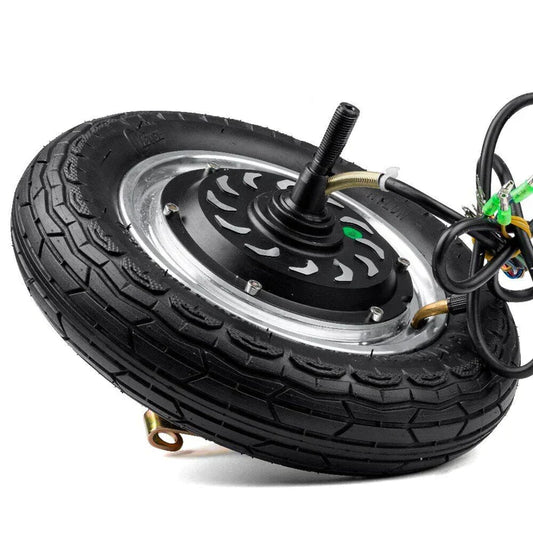10 Inch 350w 24v 800 RPM Brushless E-bike Wheels Scooter Hub Motor + Controller - Electra Traders | Electronic Components & Gadgets India