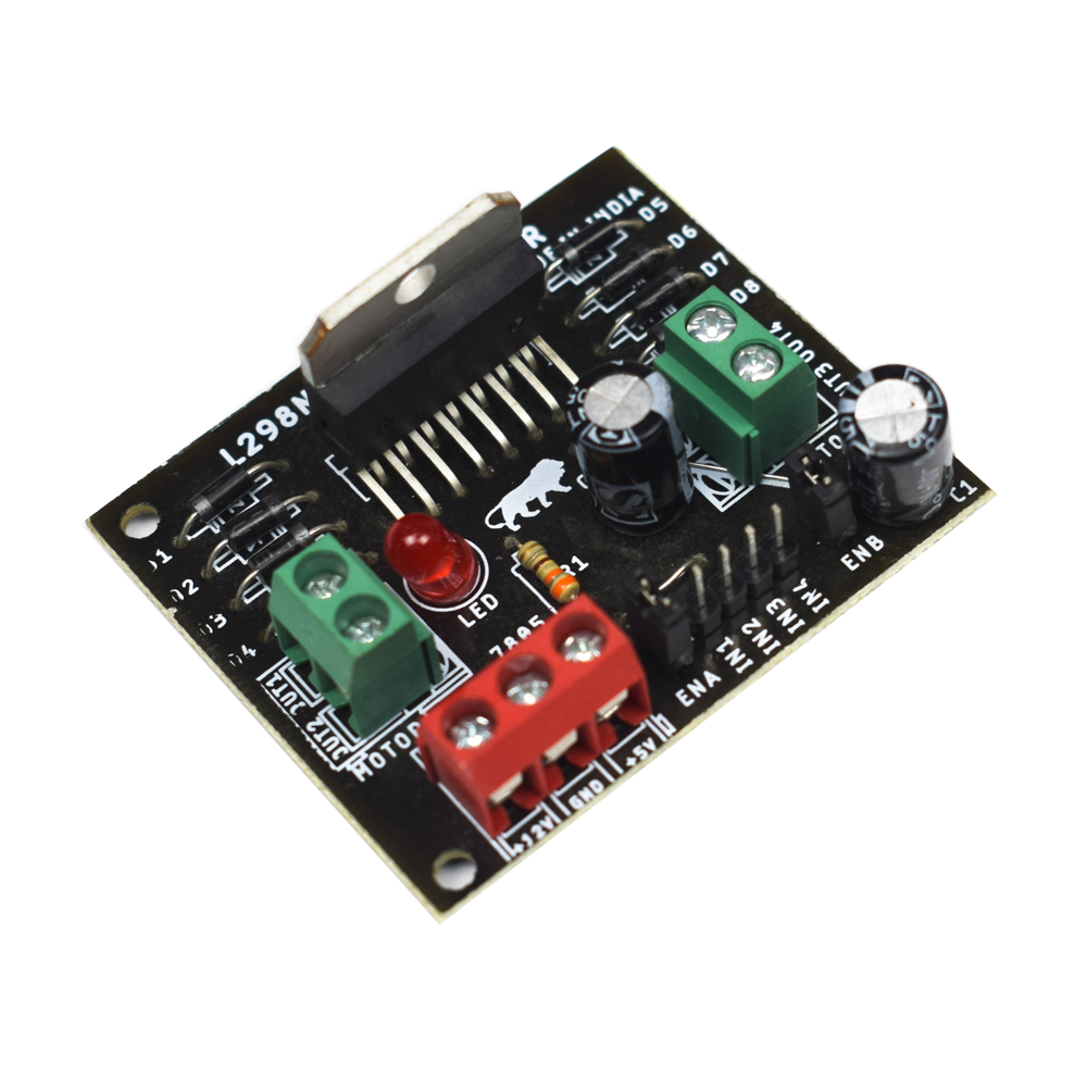 L298N Motor Driver Module (Made in India) - Electra Traders | Electronic Components & Gadgets India